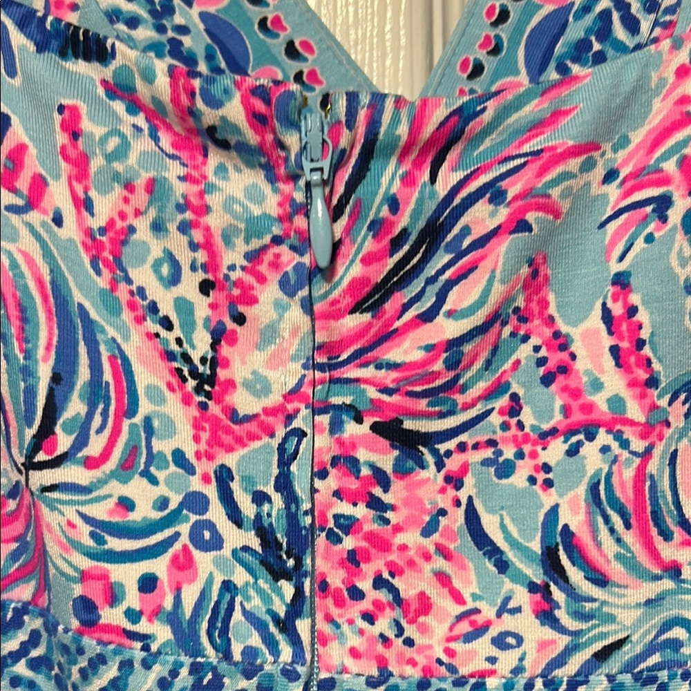 Lilly Pulitzer Blue and Pink Floral Maxi Dress-NWT - Picture 5 of 12